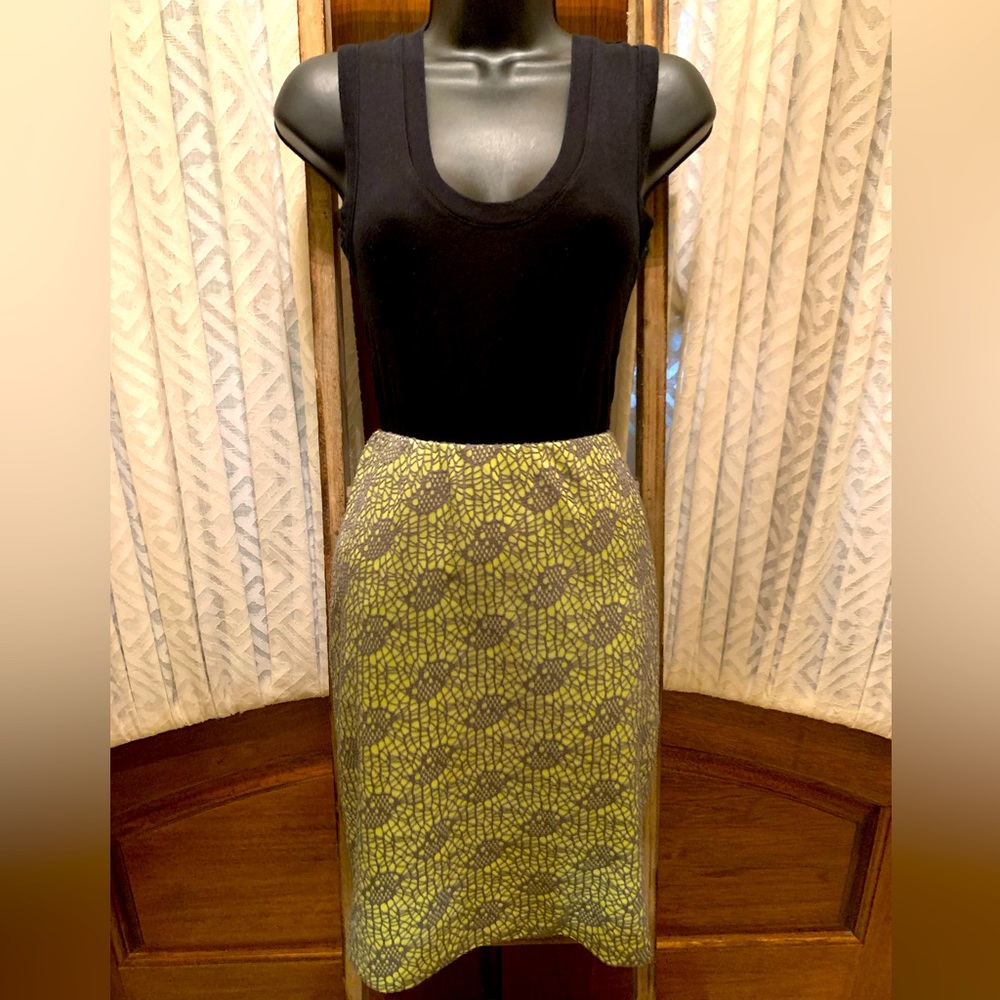 Mossimo Green and Grey Pencil Skirt